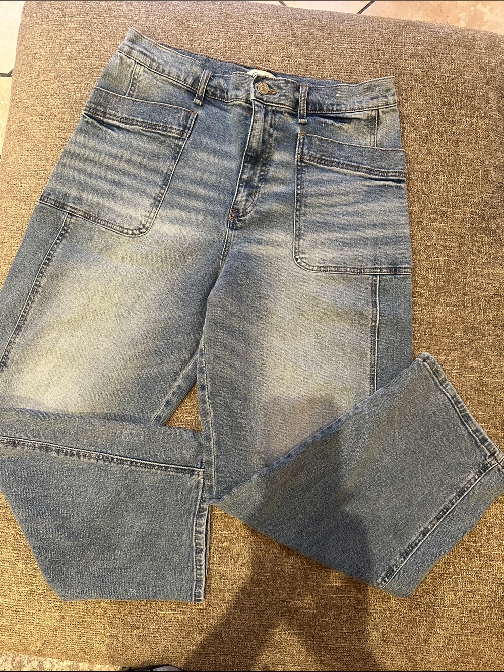 Jessica Simpson Light Blue High-Rise Jeans